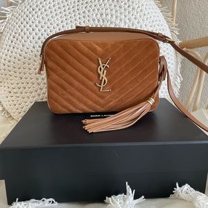 Ysl Yves Saint Laurent Suede Camera Bag